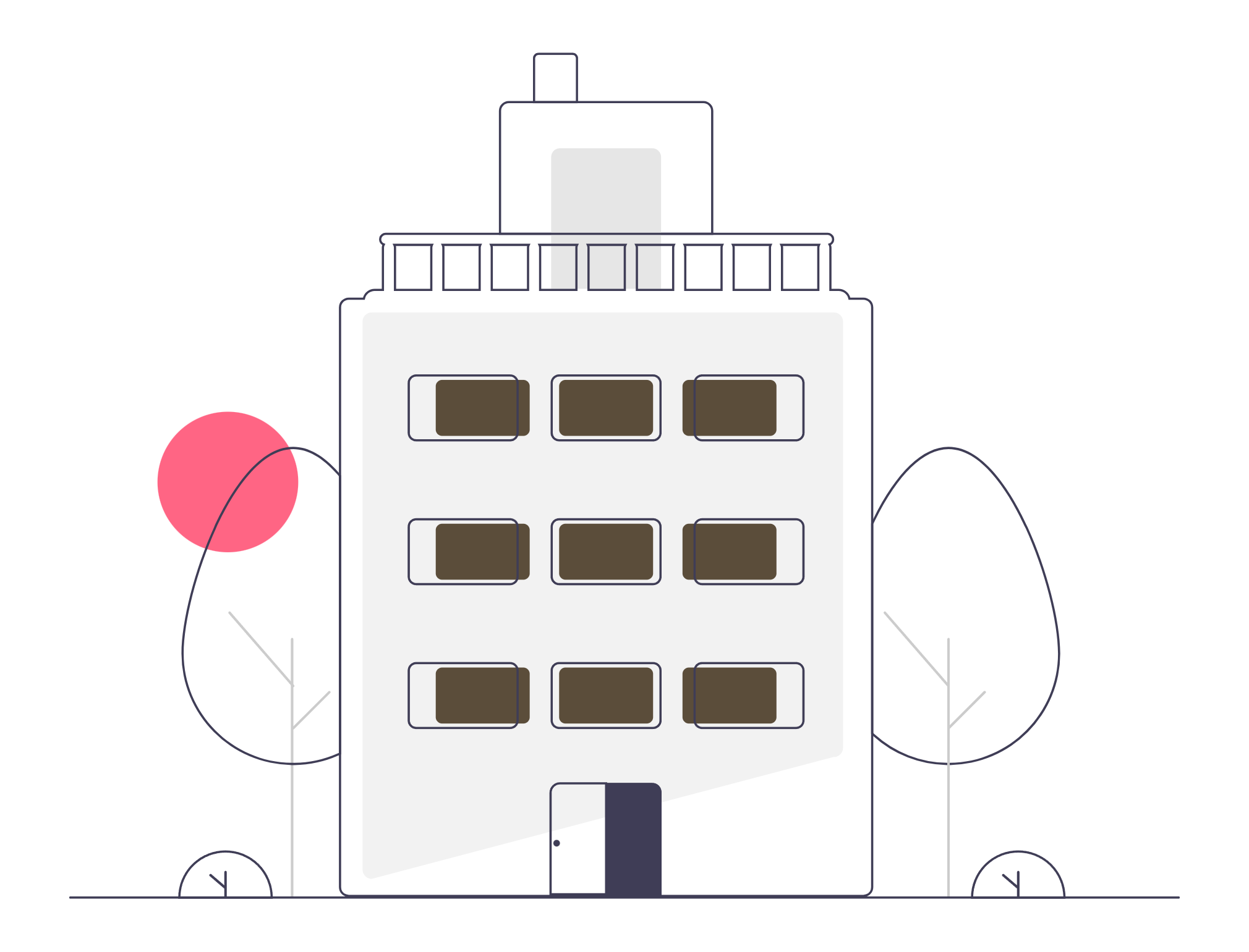 undraw building burz